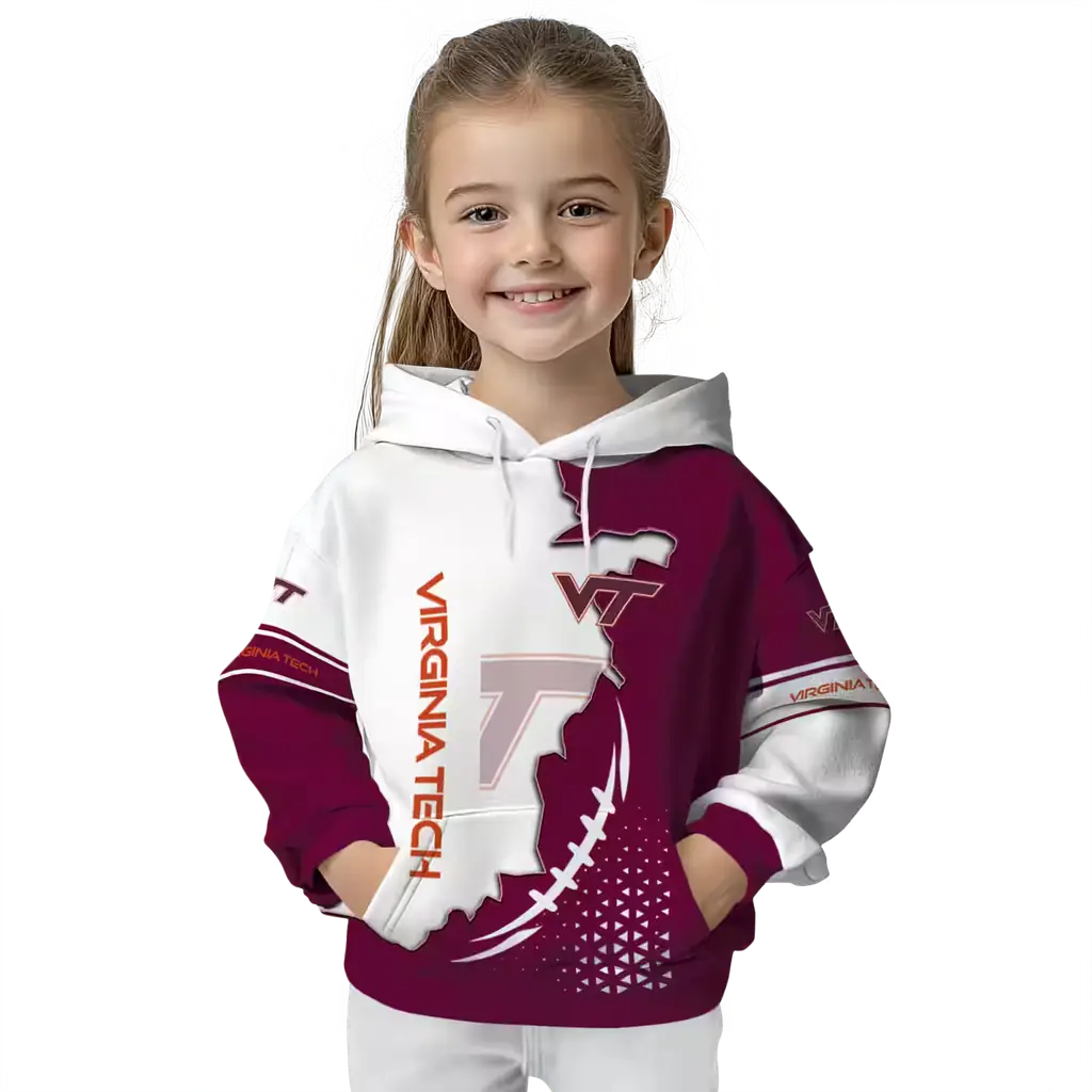virginia tech hokies triangular pattern maroon white hoodie top rated virginia tech hokies triangular pattern maroon white hoodie top rated