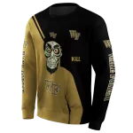 wake forest demon deacons achmed skull gold hoodie best selling
