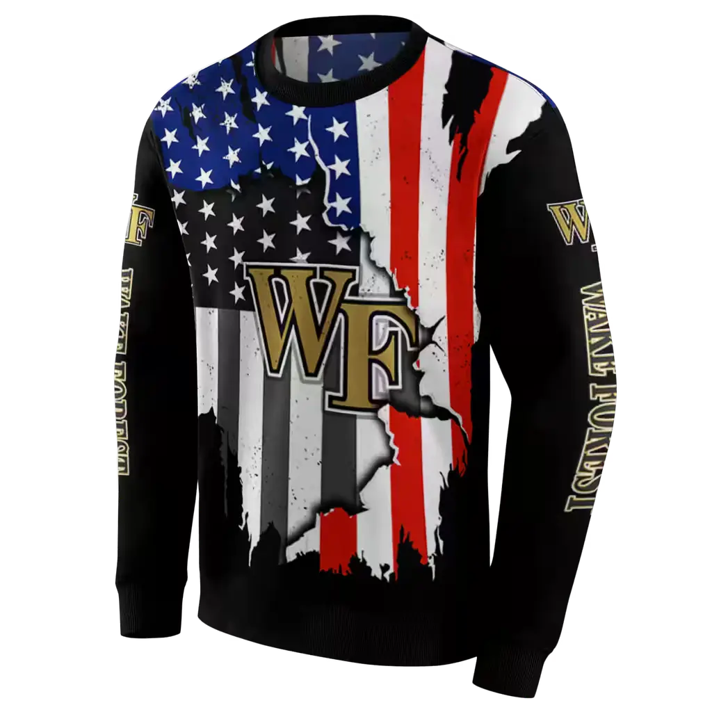 wake forest demon deacons american pride black hoodie new arrival wake forest demon deacons american pride black hoodie new arrival