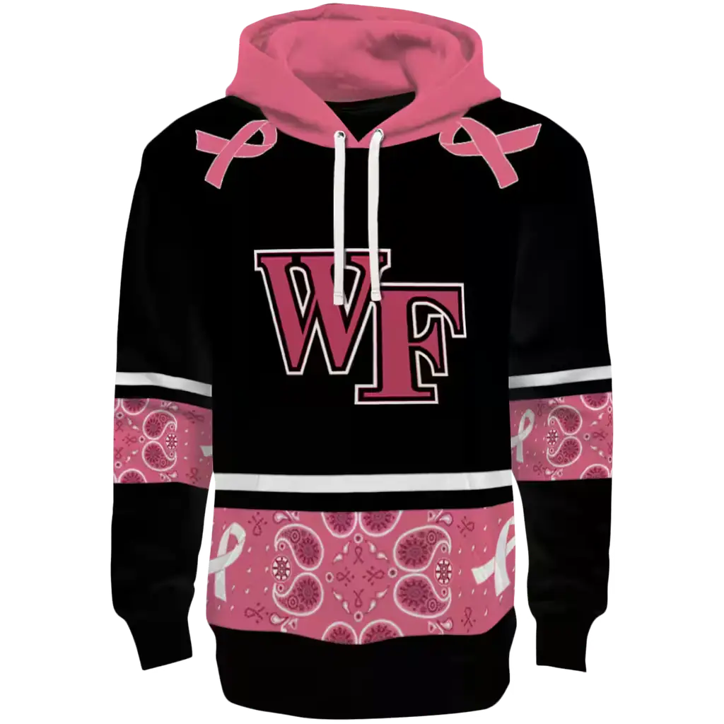 wake forest demon deacons awareness ribbon black pink hoodie best selling wake forest demon deacons awareness ribbon black pink hoodie best selling