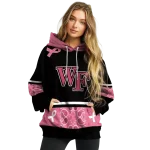 wake forest demon deacons awareness ribbon black pink hoodie best selling