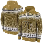 wake forest demon deacons christmas trees gold hoodie best selling