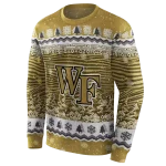 wake forest demon deacons christmas trees gold hoodie best selling