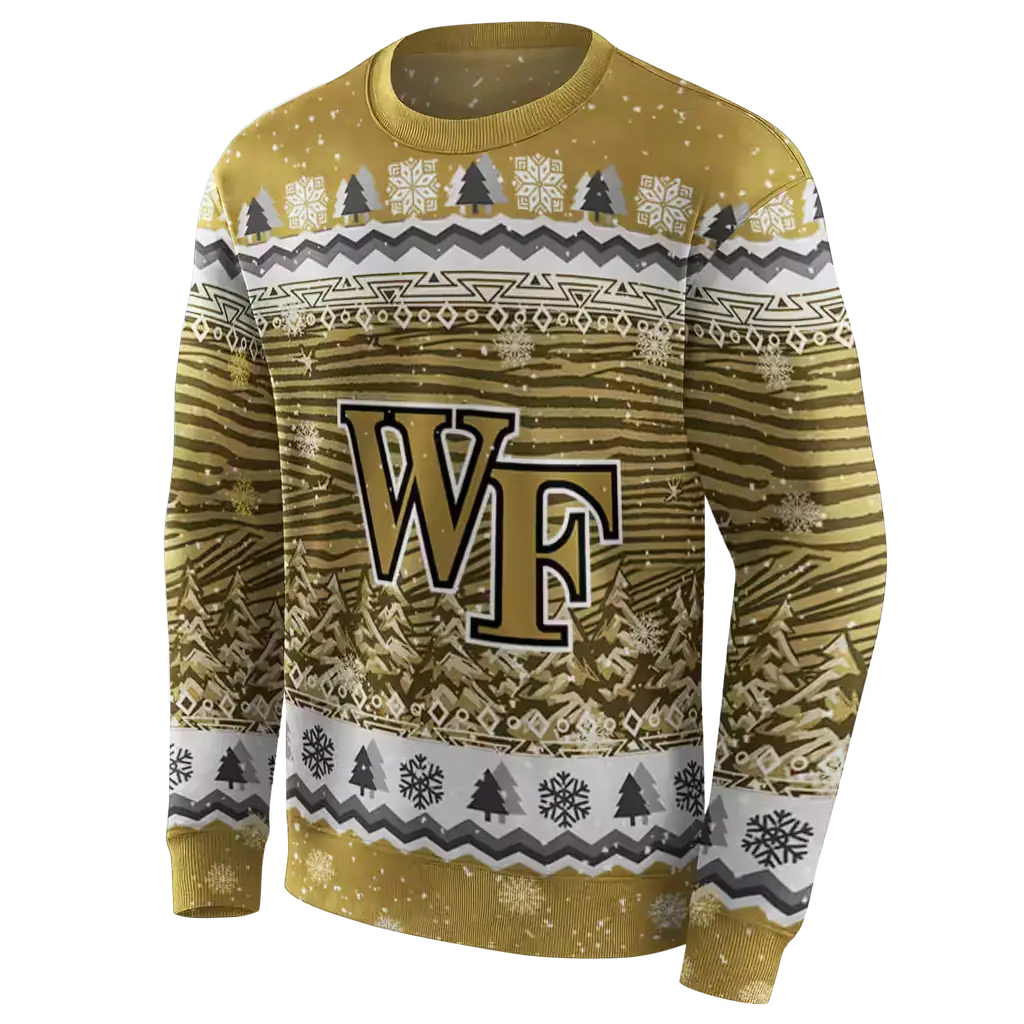 wake forest demon deacons christmas trees gold hoodie new arrival wake forest demon deacons christmas trees gold hoodie new arrival