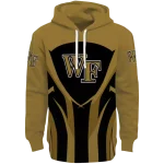 wake forest demon deacons concentric lines gold black hoodie best selling