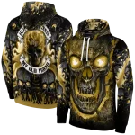 wake forest demon deacons demonic skull gold black hoodie best selling