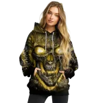 wake forest demon deacons demonic skull gold black hoodie best selling