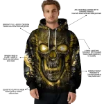wake forest demon deacons demonic skull gold black hoodie best selling