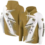 wake forest demon deacons dynamic slash gold white hoodie best selling