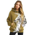 wake forest demon deacons dynamic slash gold white hoodie best selling