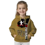 wake forest demon deacons football heartbeat gold hoodie best selling