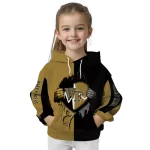 wake forest demon deacons heartbeat graphic gold hoodie best selling
