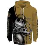 wake forest demon deacons jack skellington gold hoodie best selling