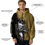 wake forest demon deacons jack skellington gold hoodie best selling