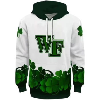 wake forest demon deacons lucky motif white green hoodie best selling
