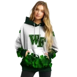 wake forest demon deacons lucky motif white green hoodie best selling