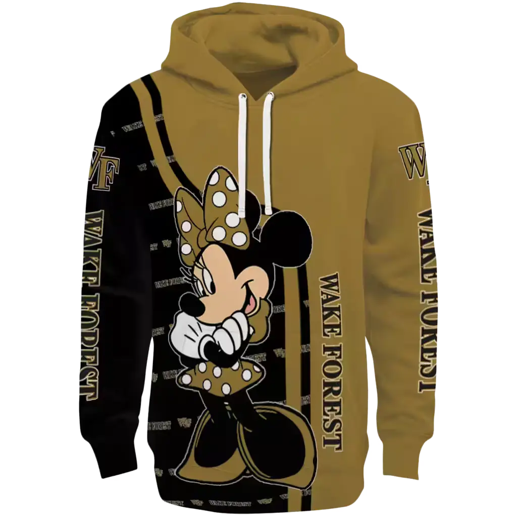 wake forest demon deacons minnie mouse gold hoodie best selling wake forest demon deacons minnie mouse gold hoodie best selling