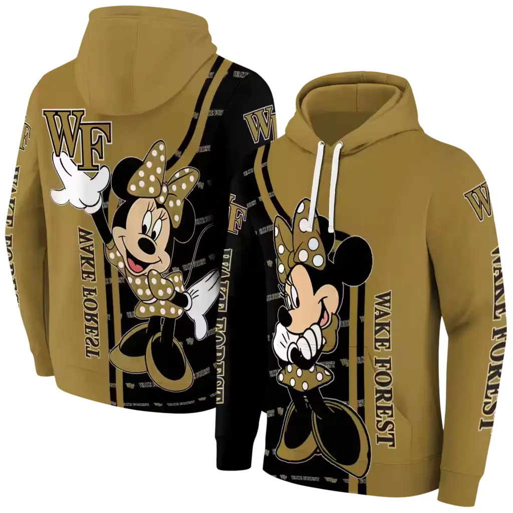 wake forest demon deacons minnie mouse gold hoodie fashion forward wake forest demon deacons minnie mouse gold hoodie fashion forward