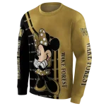 wake forest demon deacons minnie mouse gold hoodie best selling
