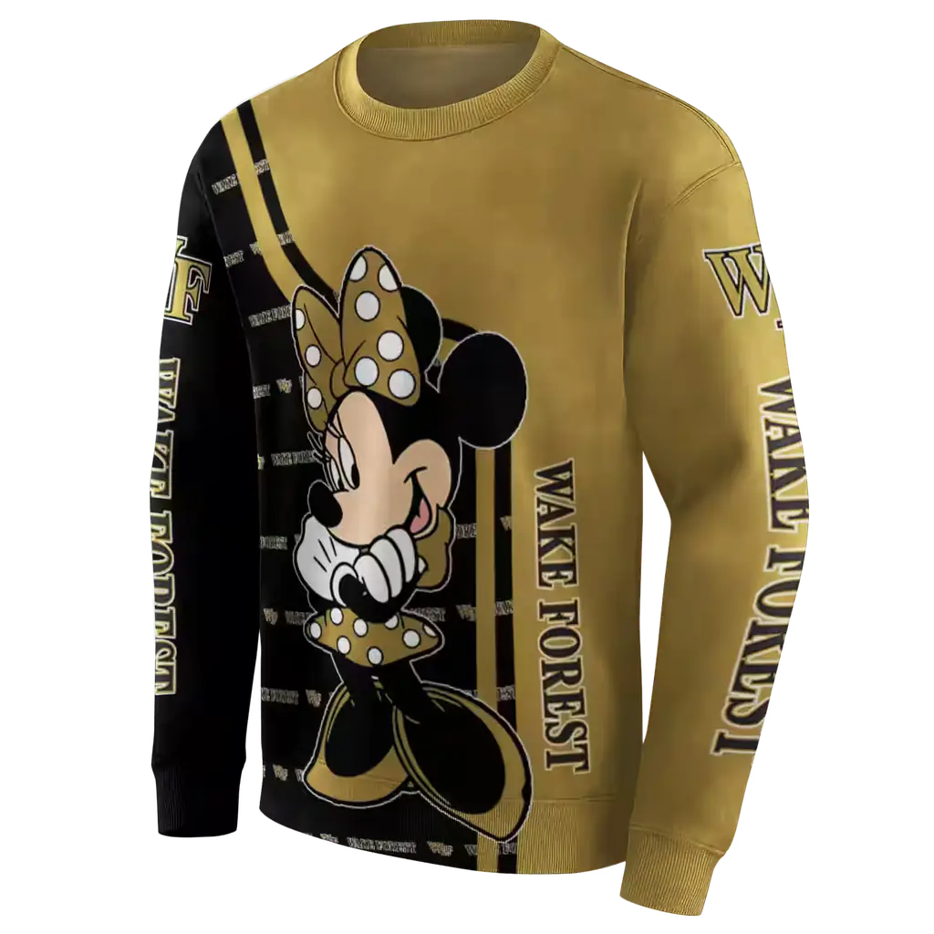 wake forest demon deacons minnie mouse gold hoodie new arrival wake forest demon deacons minnie mouse gold hoodie new arrival