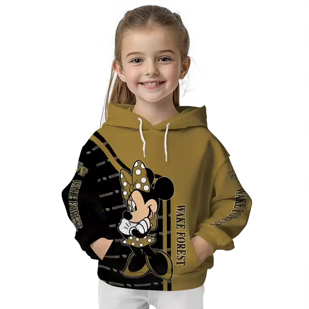 wake forest demon deacons minnie mouse gold hoodie top rated wake forest demon deacons minnie mouse gold hoodie top rated