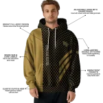 wake forest demon deacons monogram pattern gold hoodie best selling