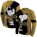 wake forest demon deacons playful snoopy gold hoodie best selling