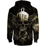 wake forest demon deacons skull artwork gold black hoodie best selling