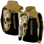 wake forest demon deacons sugar skull gold black hoodie best selling