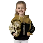 wake forest demon deacons sugar skull gold black hoodie best selling