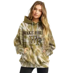 wake forest demon deacons tie dye pattern gold hoodie best selling