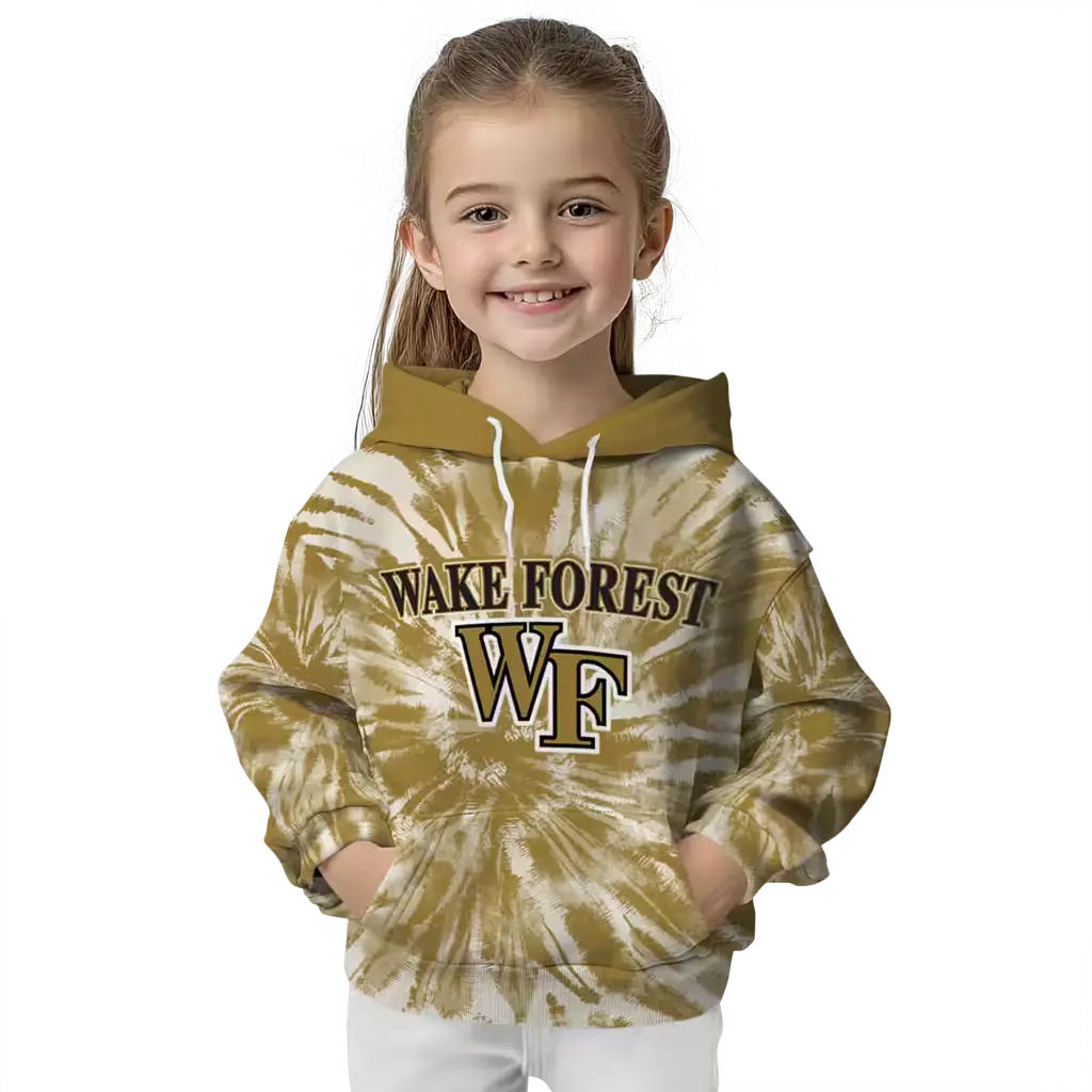 wake forest demon deacons tie dye pattern gold hoodie top rated wake forest demon deacons tie dye pattern gold hoodie top rated