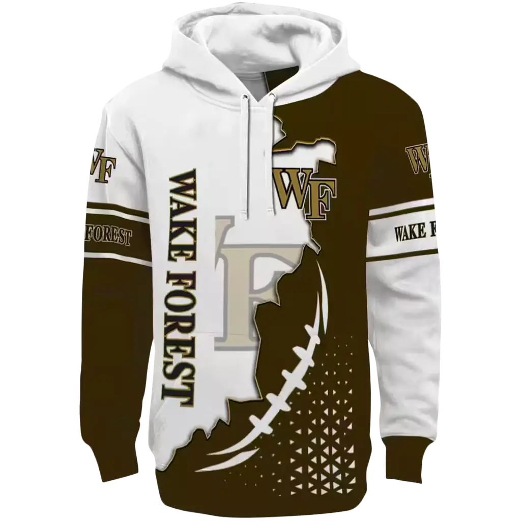 wake forest demon deacons triangular pattern gold white hoodie best selling wake forest demon deacons triangular pattern gold white hoodie best selling