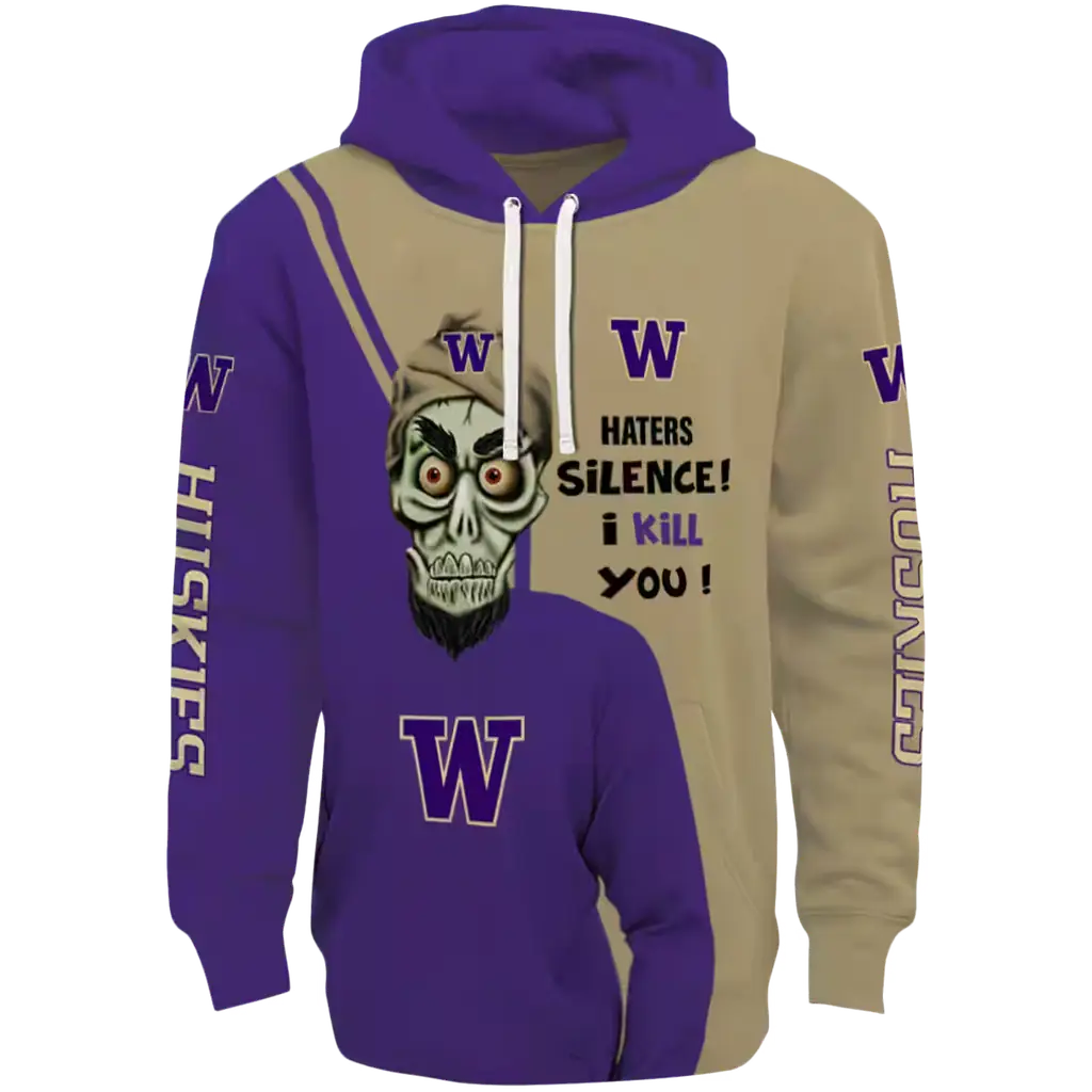 washington huskies achmed skull purple hoodie best selling washington huskies achmed skull purple hoodie best selling