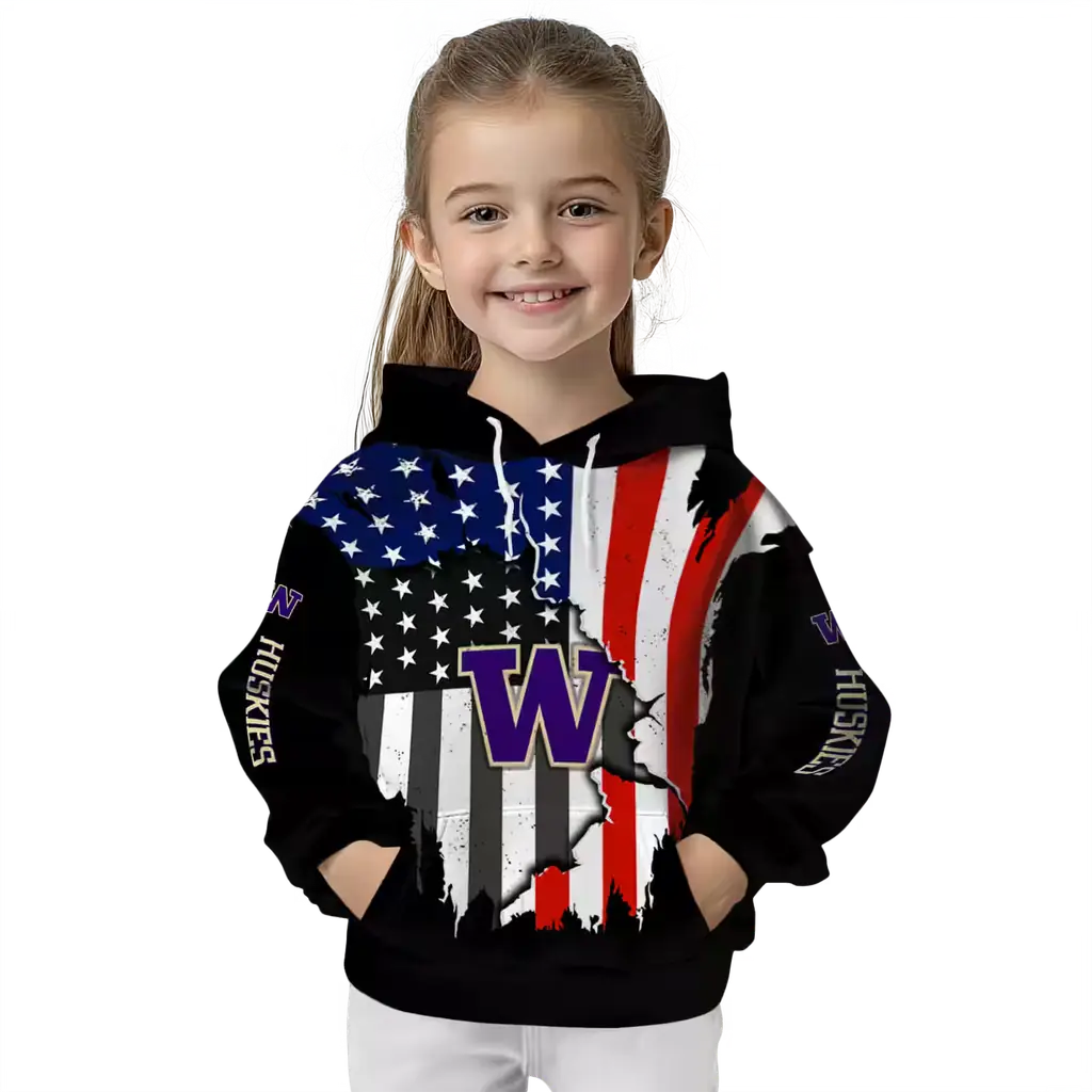 washington huskies american pride black hoodie top rated washington huskies american pride black hoodie top rated