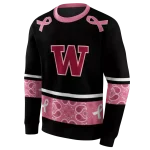 washington huskies awareness ribbon black pink hoodie best selling
