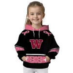 washington huskies awareness ribbon black pink hoodie best selling