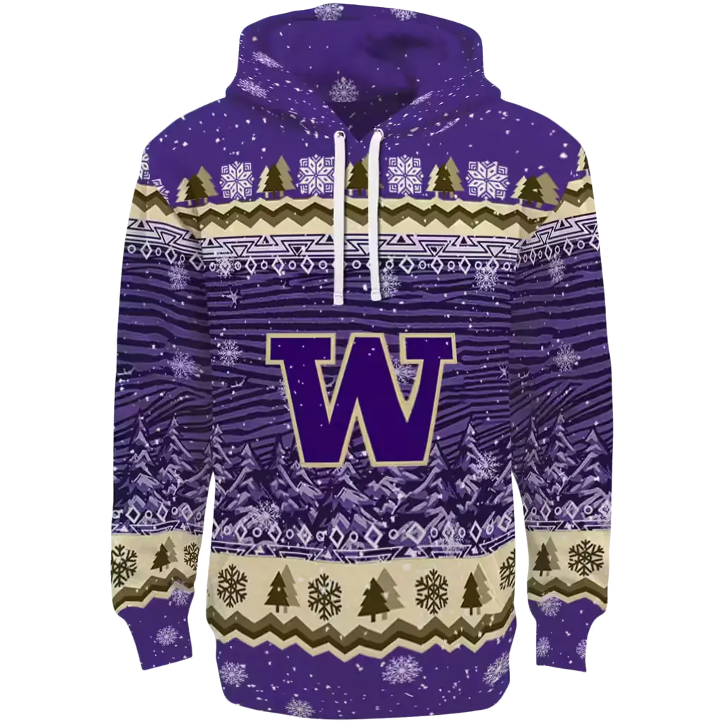 washington huskies christmas trees purple hoodie best selling washington huskies christmas trees purple hoodie best selling