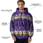 washington huskies christmas trees purple hoodie best selling
