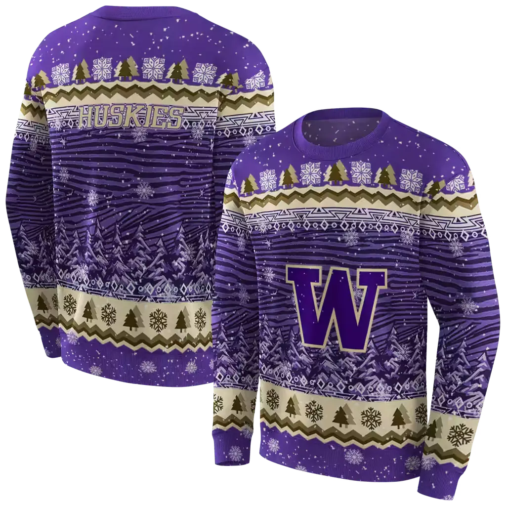 washington huskies christmas trees purple hoodie premium grade washington huskies christmas trees purple hoodie premium grade