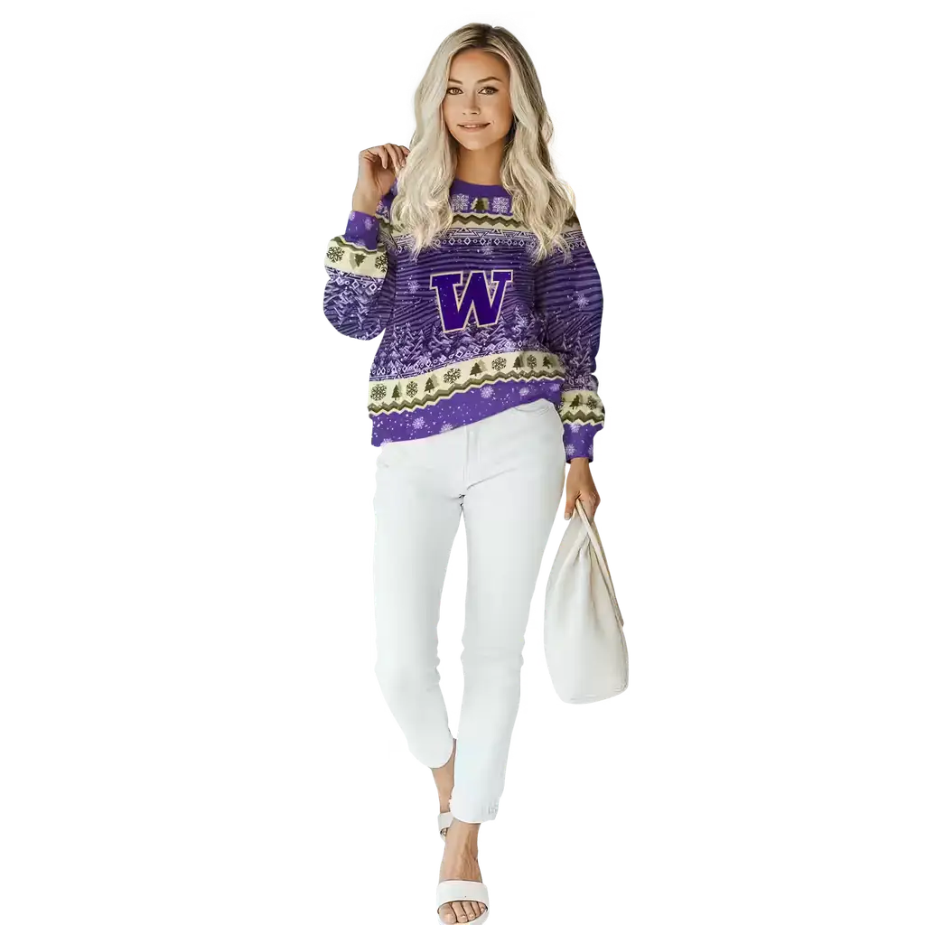 washington huskies christmas trees purple hoodie trendy washington huskies christmas trees purple hoodie trendy