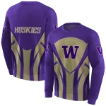 washington huskies concentric lines purple black hoodie best selling