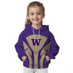 washington huskies concentric lines purple black hoodie best selling