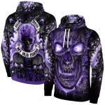 washington huskies demonic skull purple black hoodie best selling