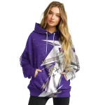 washington huskies dynamic slash purple white hoodie best selling