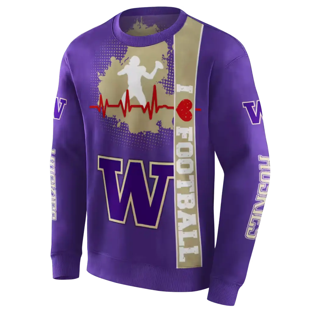 washington huskies football heartbeat purple hoodie new arrival washington huskies football heartbeat purple hoodie new arrival