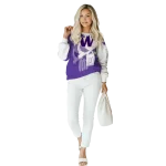 washington huskies graphic punisher purple white hoodie best selling