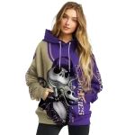 washington huskies jack skellington purple hoodie best selling