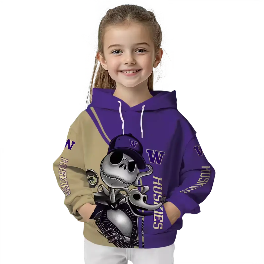 washington huskies jack skellington purple hoodie top rated washington huskies jack skellington purple hoodie top rated
