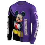 washington huskies mickey mouse purple black hoodie best selling